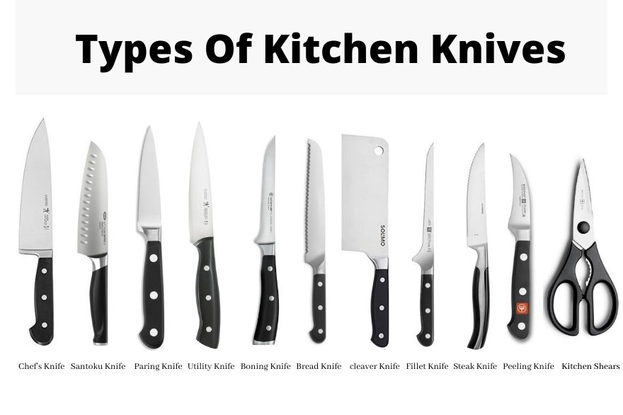 Types Of Kitchen Knives 