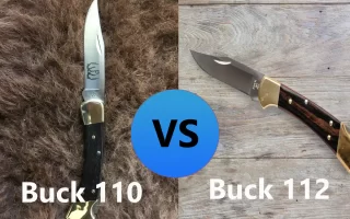 Buck 112 vs Buck 110