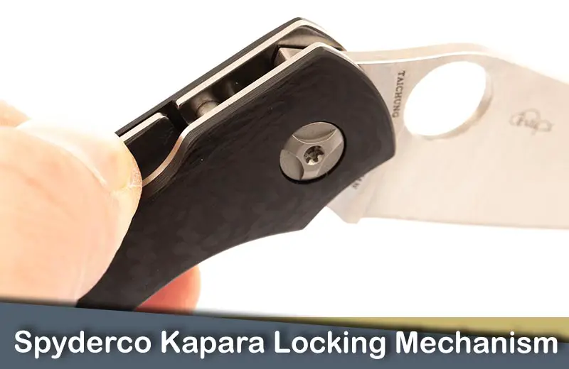 Locking Mechanism of Spyderco Kapara