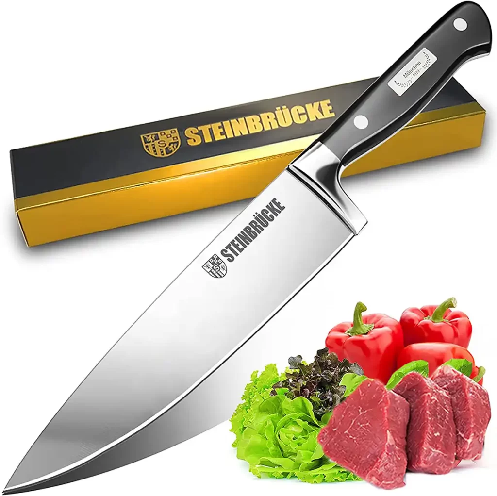 STEINBRÜCKE 10’’ Forged High Carbon Pro Kitchen Knife
