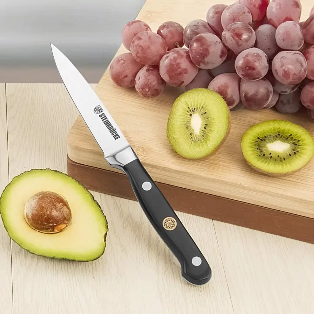 STEINBRÜCKE 4’’ Sharp Paring Knife for Peeling Fruits