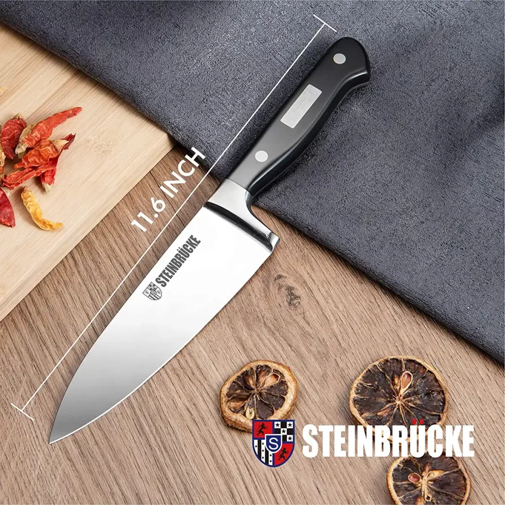 STEINBRÜCKE 6’’ German 5Cr15MoV Blade Chef Knife