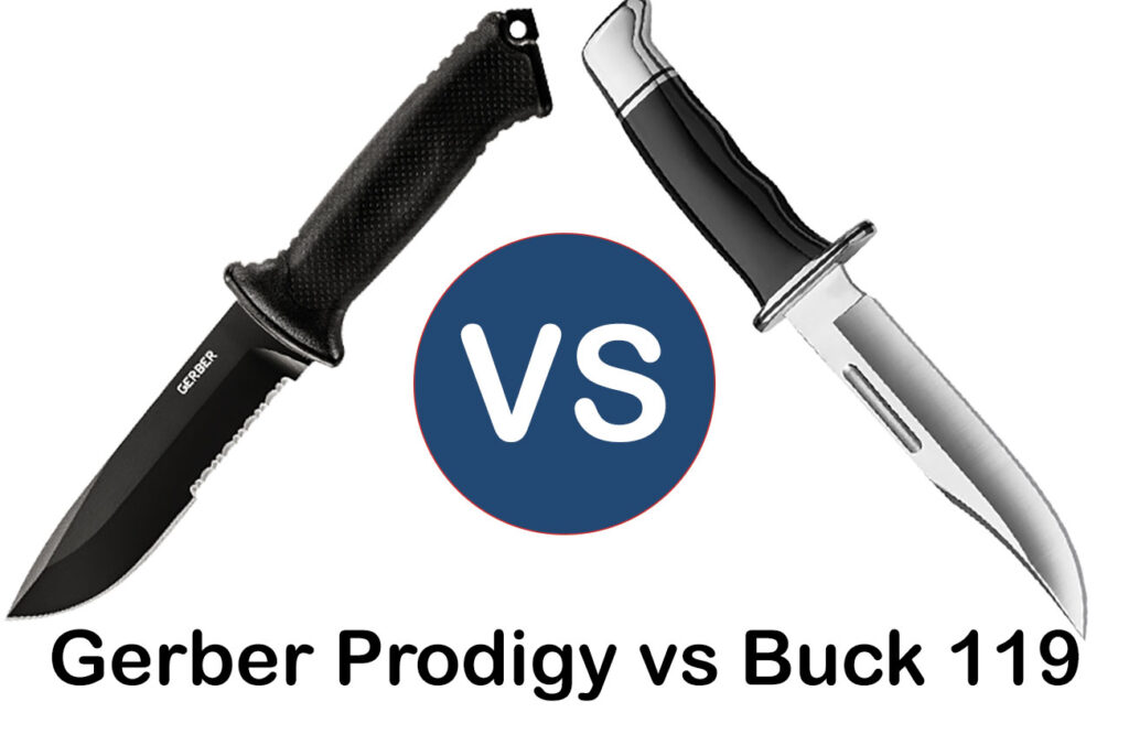 Gerber Prodigy Vs Buck 119 Full Comparison Knives & Gear