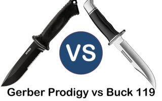 Gerber Prodigy vs Buck 119