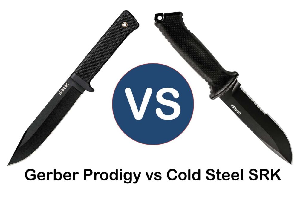 Gerber Prodigy Vs Cold Steel SRK Full Comparison Knives & Gear