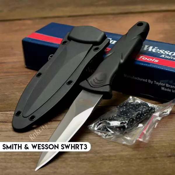 The Smith & Wesson SWHRT3 is a great little fixed blade knife for those who are looking for a smaller knife that can do a lot of things. It's very easy to use, and the grip is comfortable.