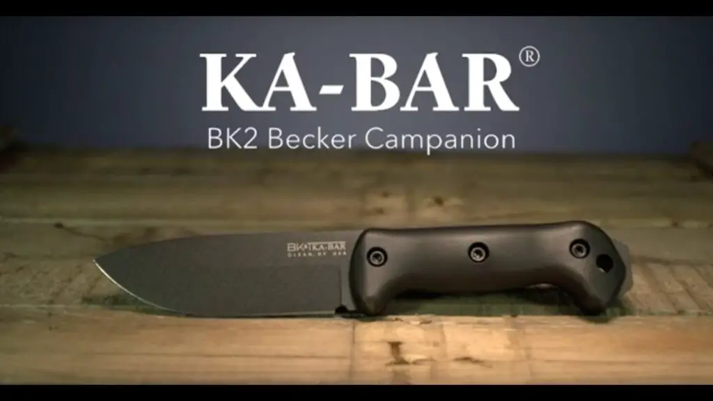 Excellent horizontal carry knife from Ka-Bar. It's small size and ambidextrous sheath make it ideal for backpacking.