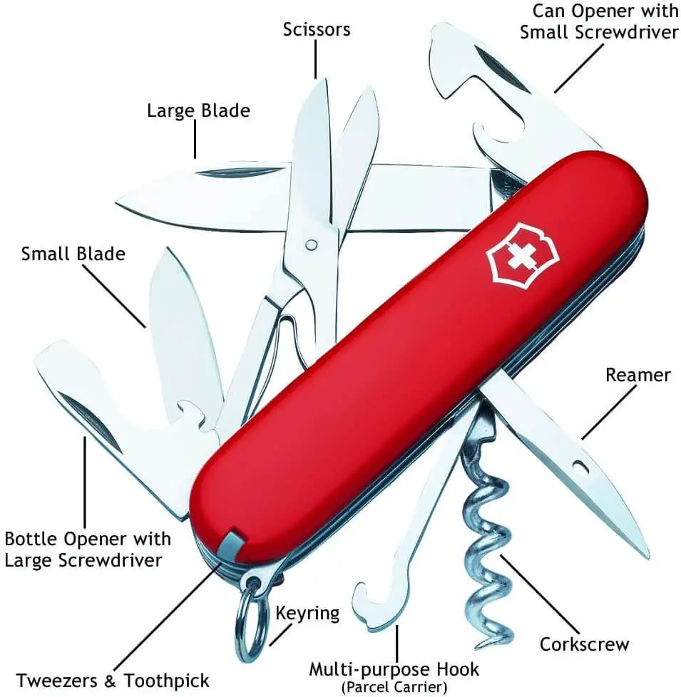 Personalized Red Climber Swiss Army Knife by Victorinox