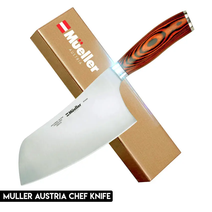 Muller Austria Chef Knife is a good solid fixed blade knife. It’s also one of the most expensive knives I’ve seen that I have to admit, it’s a great knife.