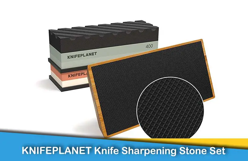 KNIFEPLANET Knife Sharpening Stone Set