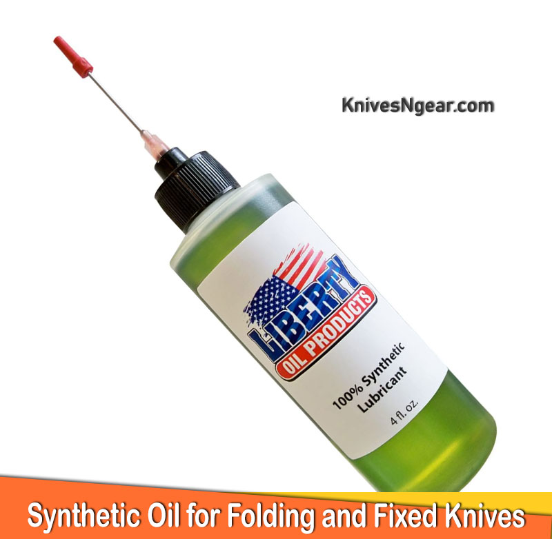 Synthetic Oil for Folding and Fixed Knives
