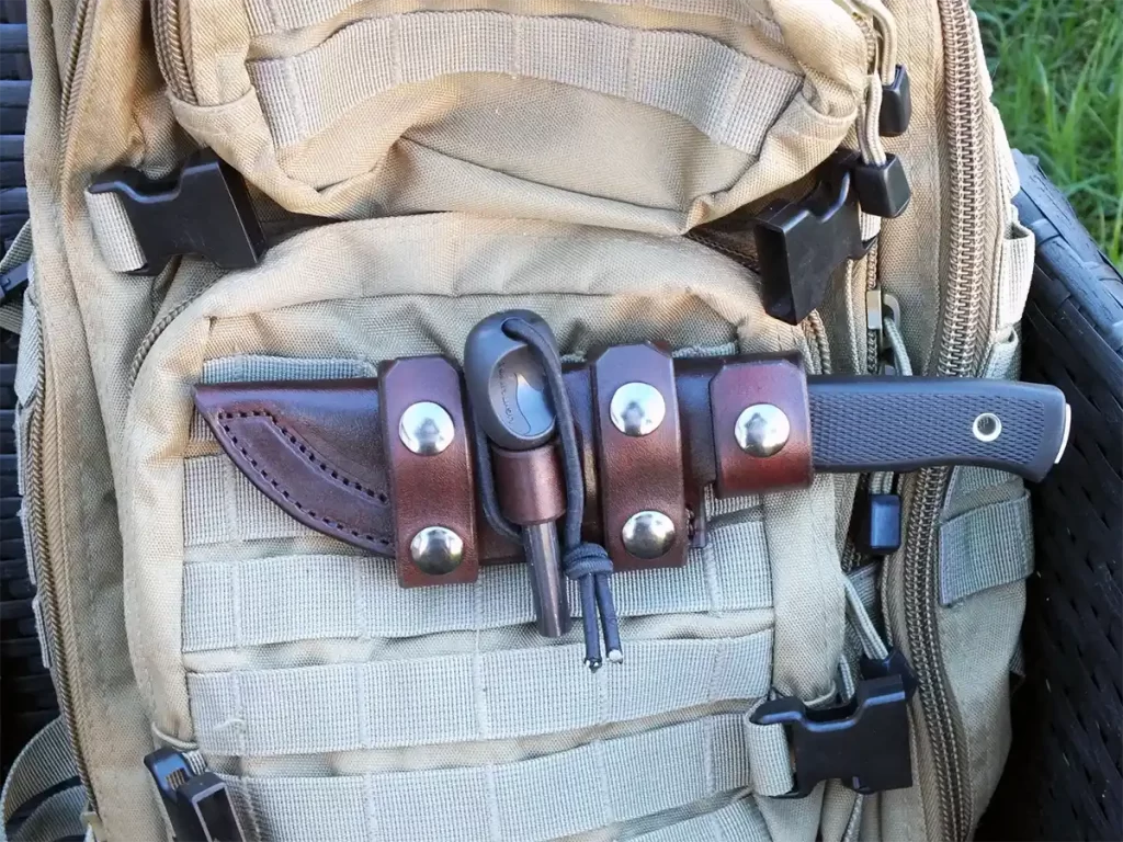 Best Horizontal Carry Knives & Sheath Review 19 Fällkniven F1 3G Horizontal Carry