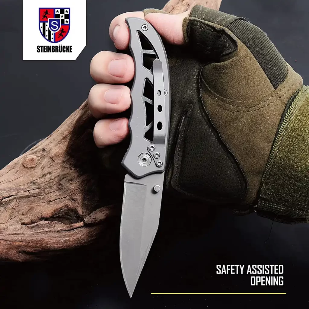 German Stainless Steel Blade Folding Pocket Knife