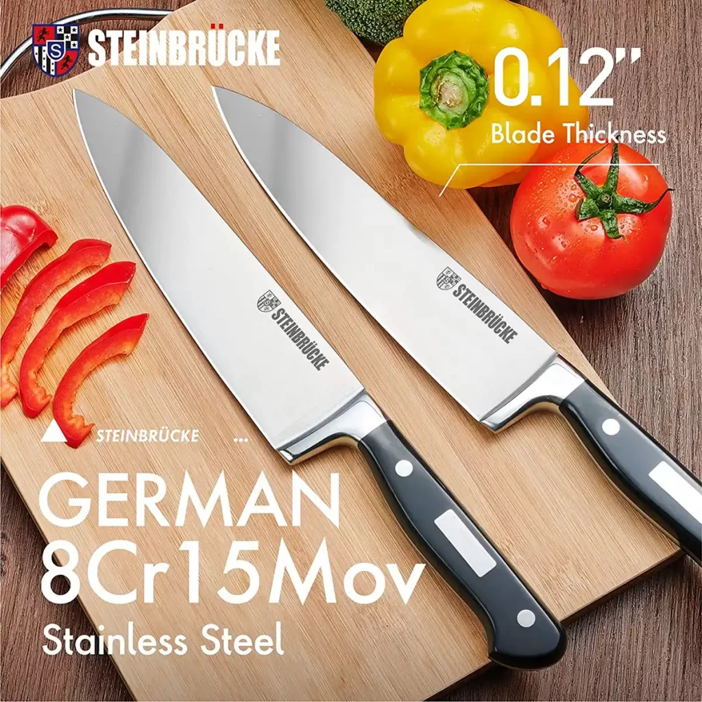 STEINBRÜCKE 8’’ German Stainless Steel Pro Kitchen Knife