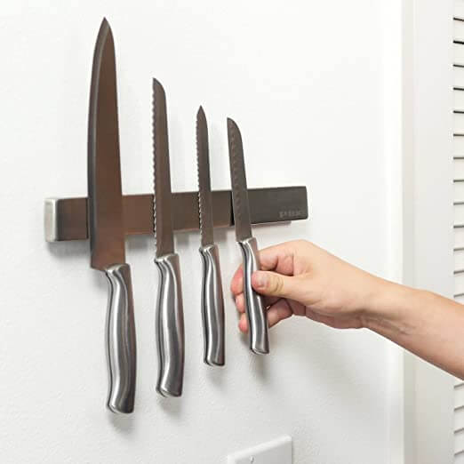 Top 9 Most Clever Kitchen Knives Storage Ideas 1 Magnetic Knife Holder