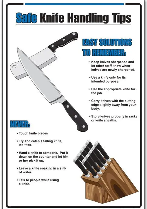 General Knife Safety Tips