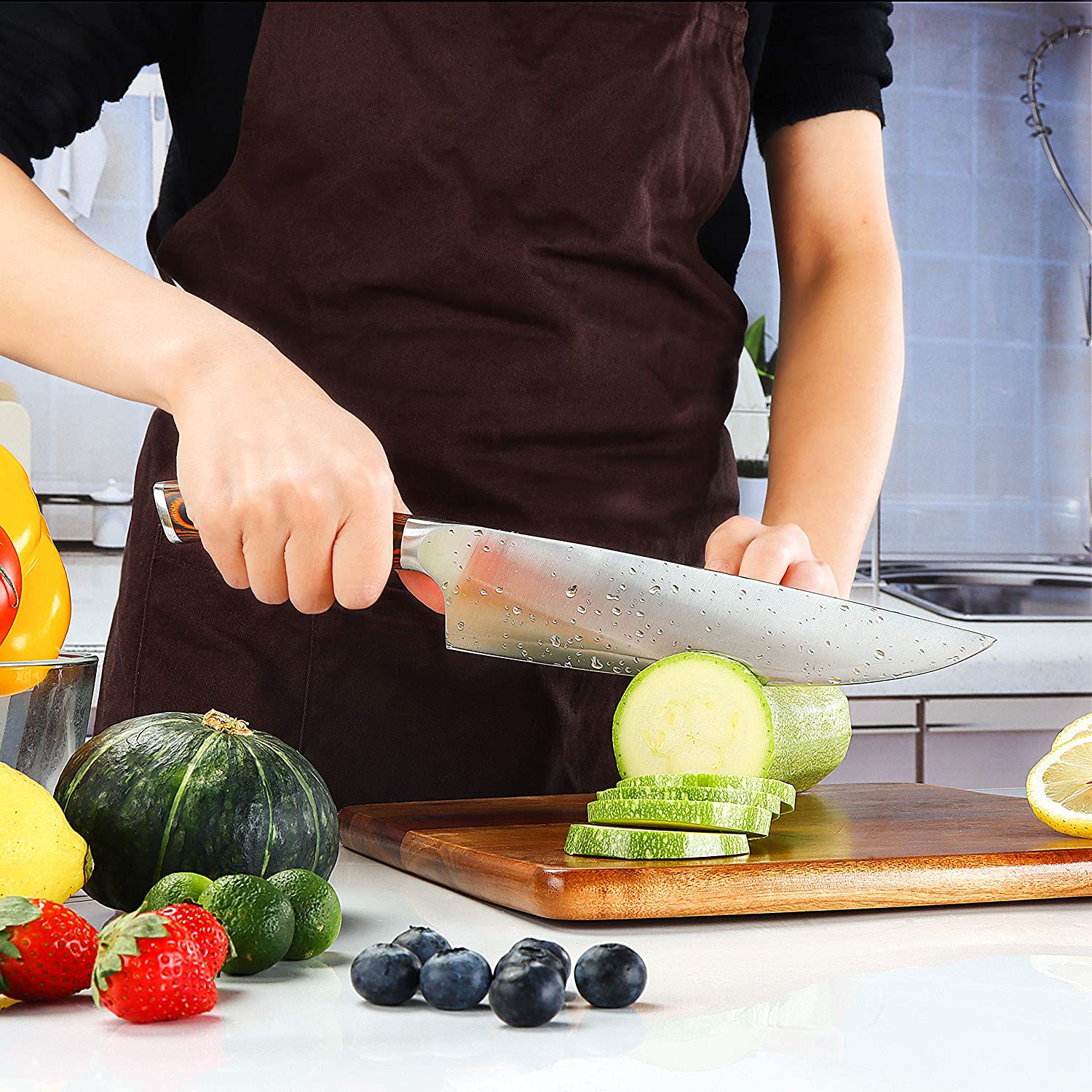 WANGYUANJI Kitchen Slicing Knife For Chefs To Cut Vegetables Meat Knife To  Cut Bone Sharp 