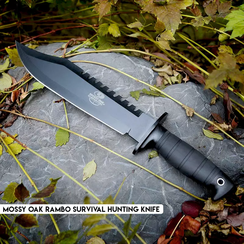MOSSY OAK Rambo Survival Hunting Knife