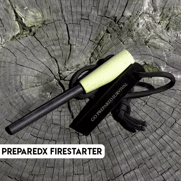 Firestarter from PREPARED4X is a high quality fire starting tool that is durable and easy to use. This product has been featured in various publications and TV shows.