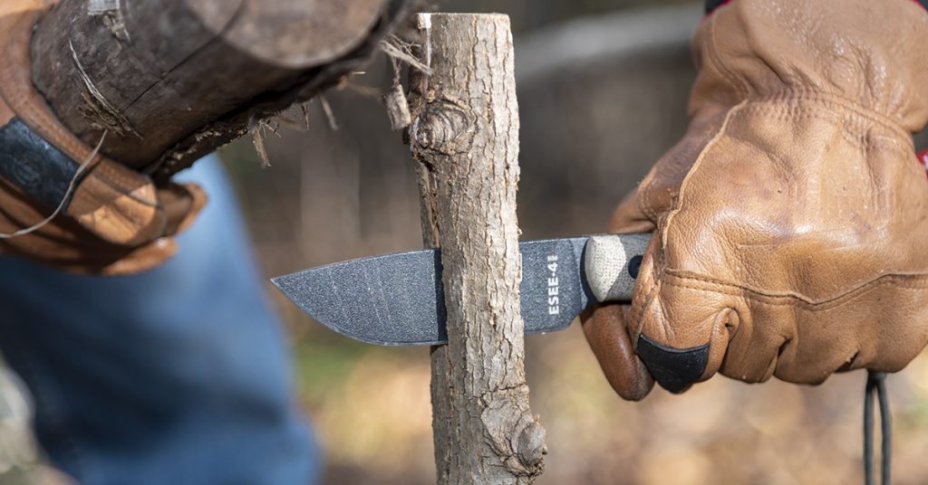 ESEE Knives 4P, rugged and versatile fixed blade knife for outdoor and survival use.